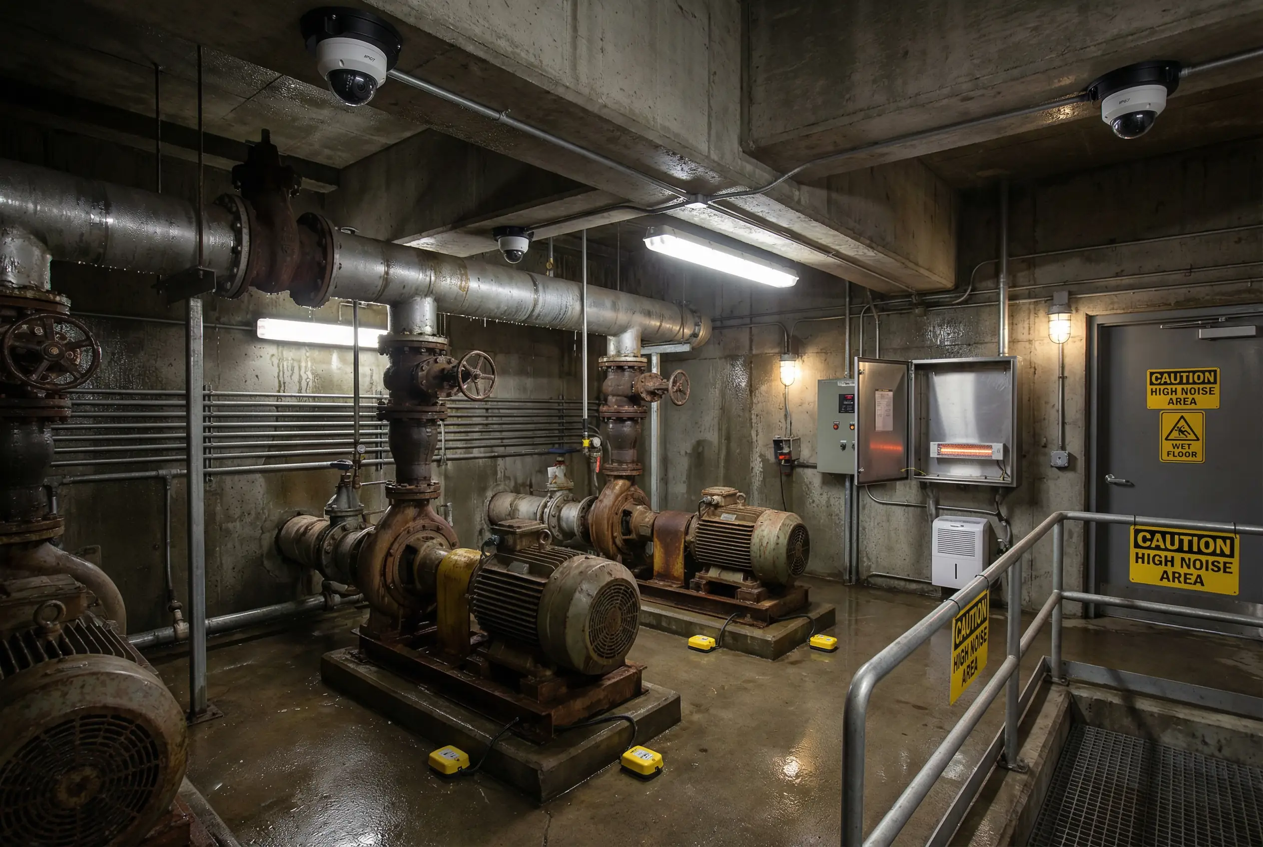 Underground Pump Room Security Surveillance